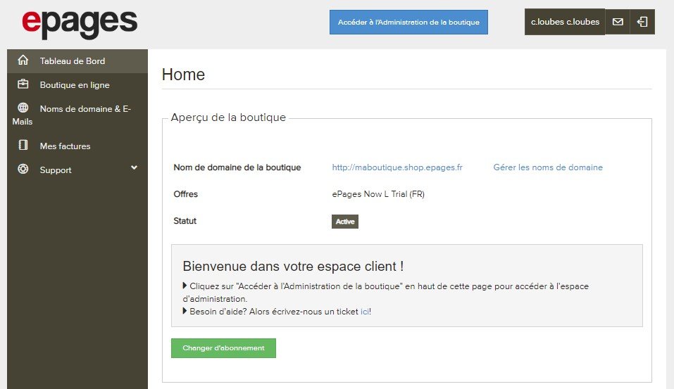 Espace client